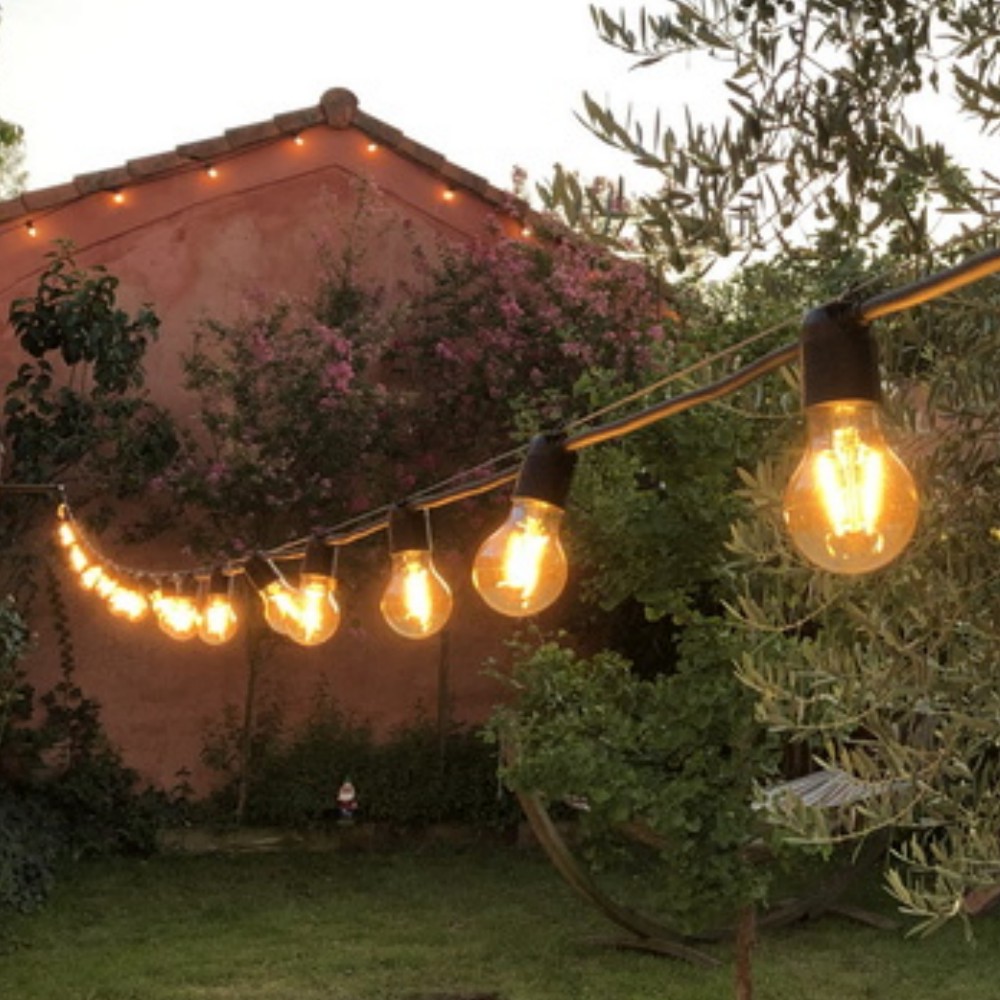 [512-34-P] Guirl. 12m 24xE27/A60 Fil 1700K + Prise