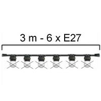 [503-42] Guirl. 3m 6xE27/G45 Fil 3000K