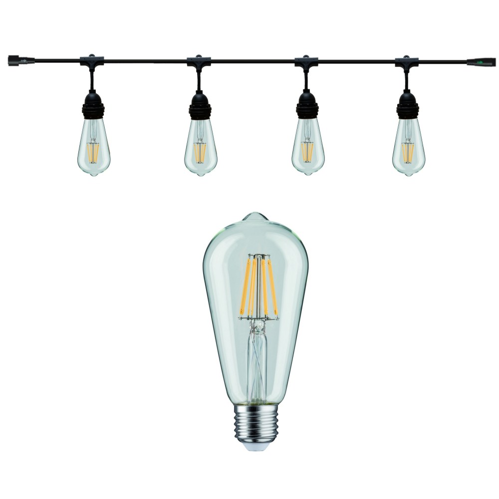 [8606-C723] 8606-C723 - Guirlande (Extension) 6m 8xE27/ST64 Fil 2700K