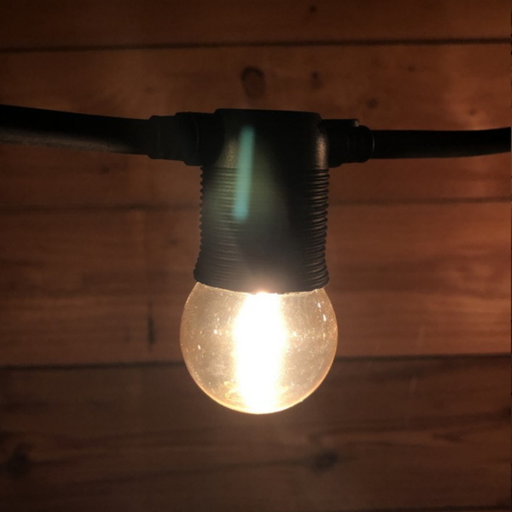 [506-33-P] Guirl. 6m 12xE27/G45 Fil 1700K + Prise