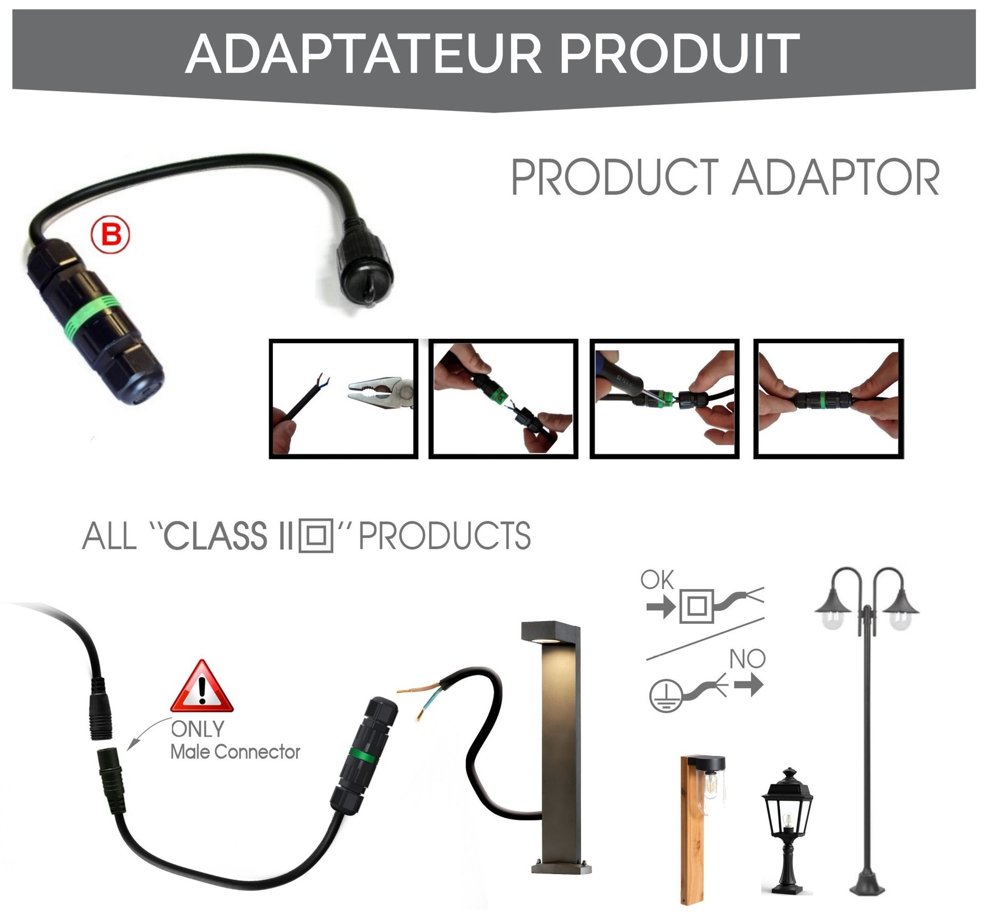 [450] 0450 - Adaptateur Produit Entrée/mâle