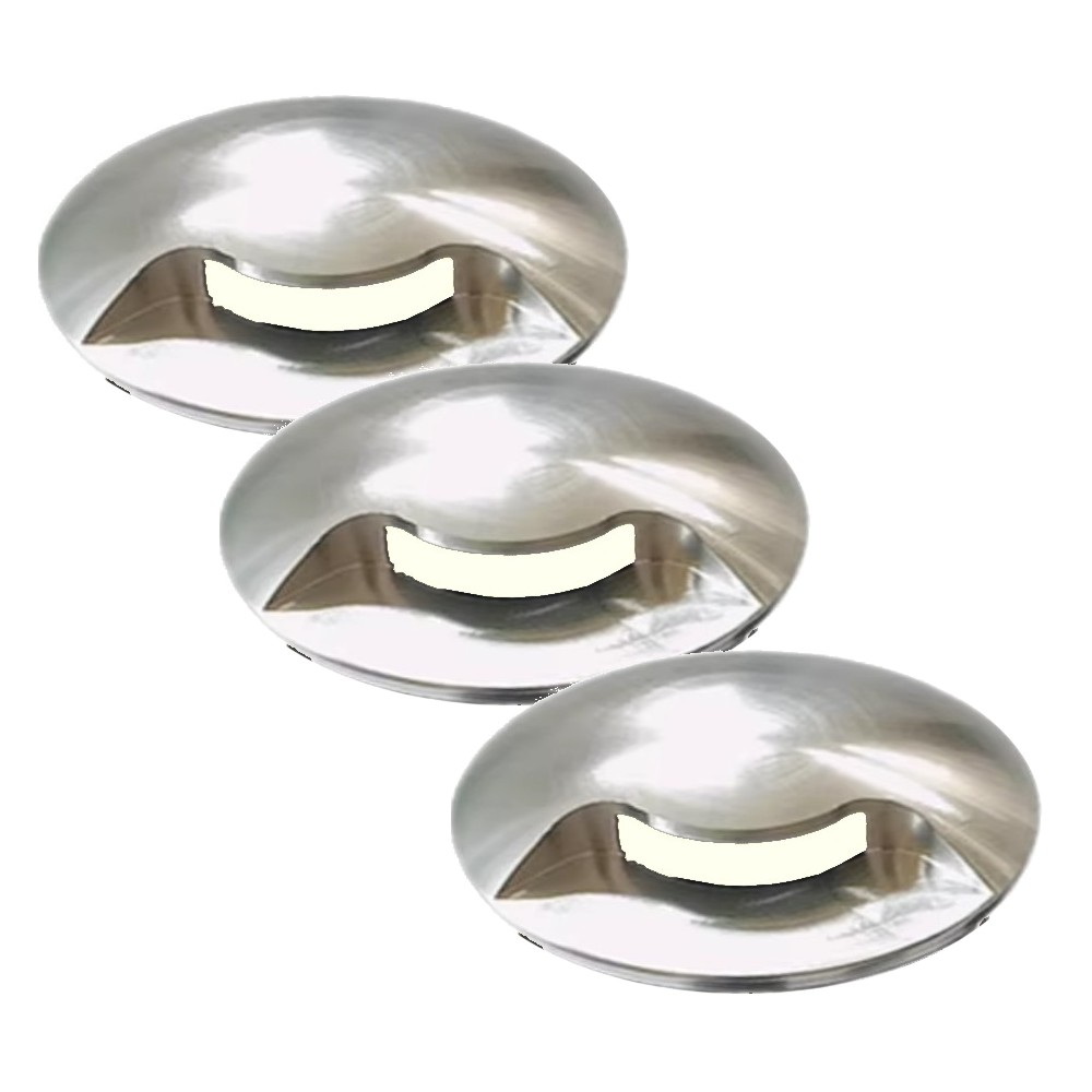 [2036-D301] 2036-D301 - 3 encastrés bois Ø6cm - 1 sect°