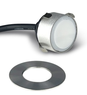 [D303] D303 - 3 Top Alu brossé pour Spot Ø6cm 2036 - 3 Fenêtres