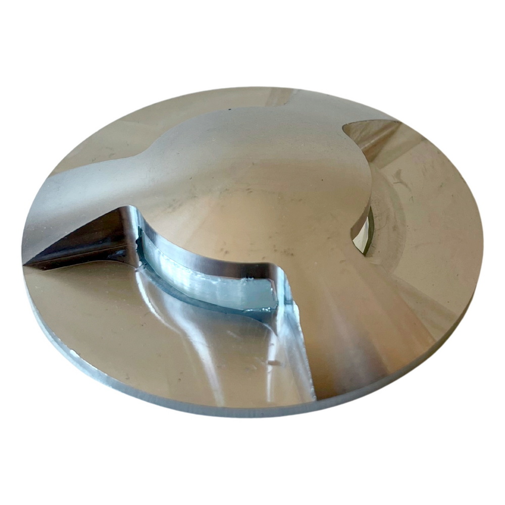 [D303] D303 - 3 Top Alu brossé pour Spot Ø6cm 2036 - 3 Fenêtres