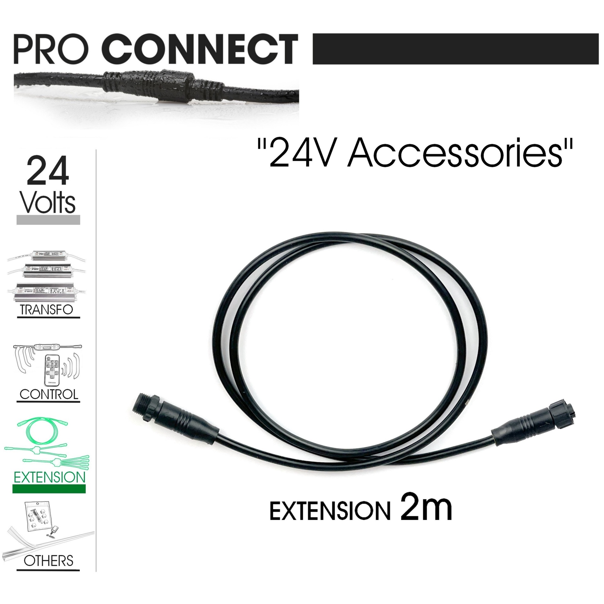 [F320] F320 - Extension réseau - 2 m - TBTS 24V