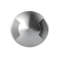 [2646-D402] 2646-D402 - Encastré béton Ø 52mm 3W 3000°K - Top INOX 2 fenêtres