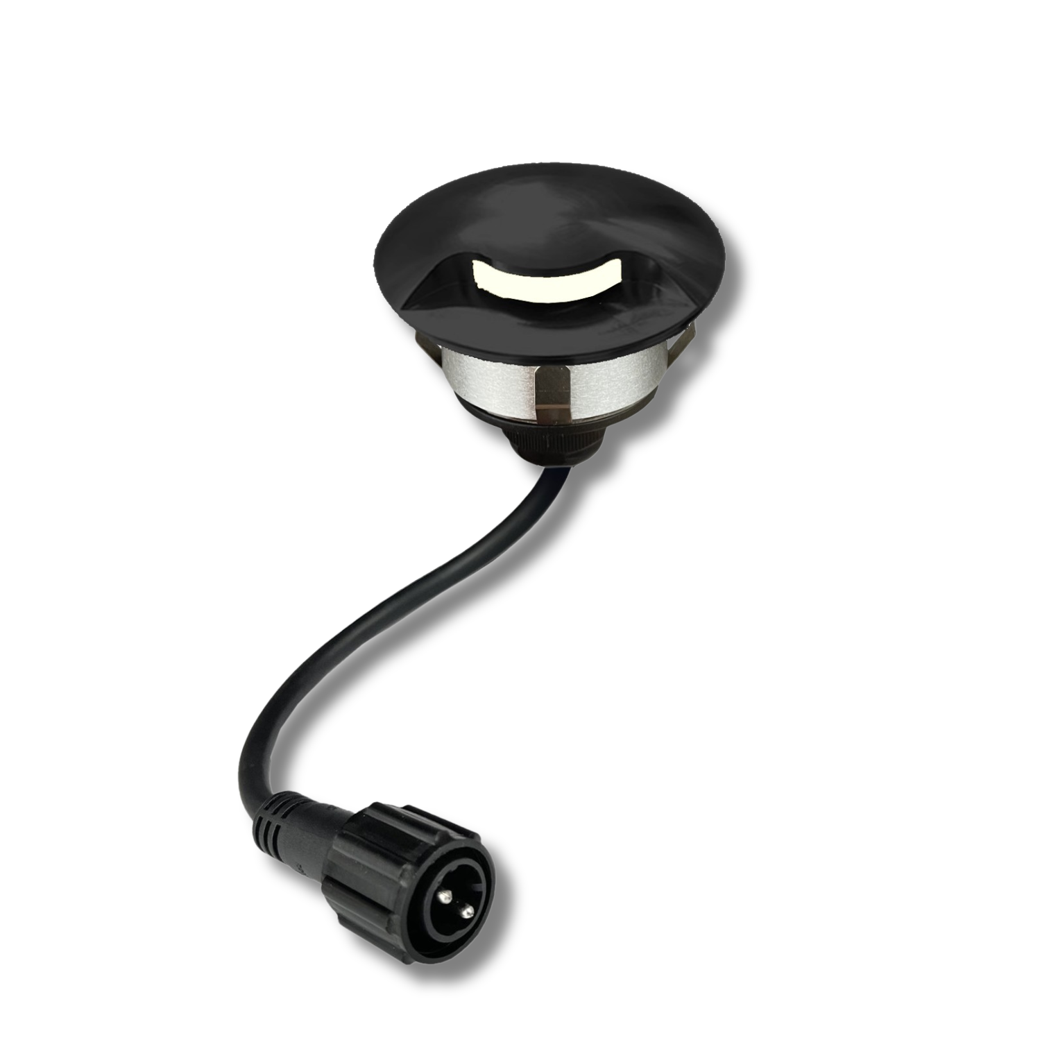 [D311] D311 - 3 Top Alu noir pour Spot Ø6cm 2036 - 1 Fenêtre