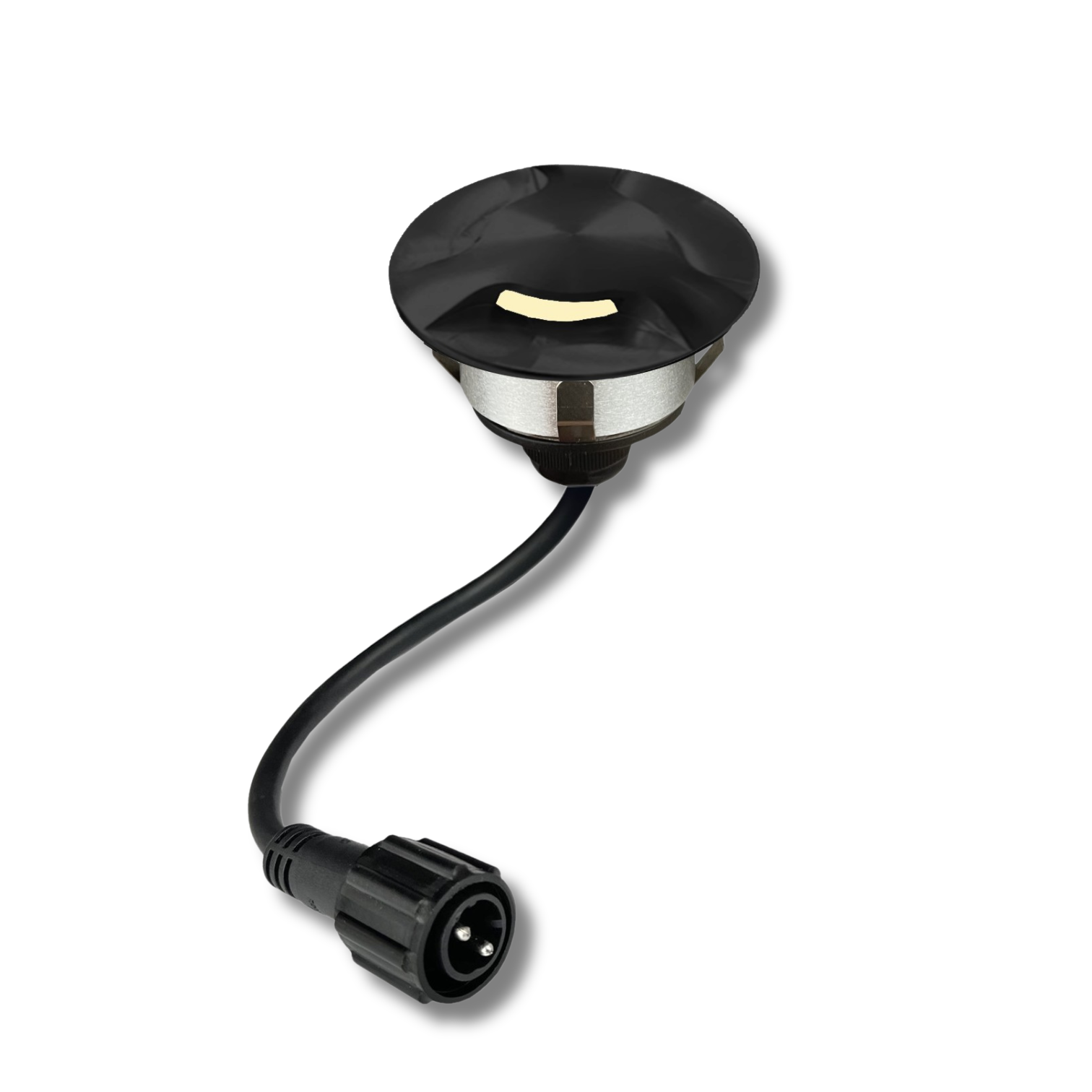 [D313] D313 - 3 Top Alu noir pour Spot Ø6cm 2036 - 3 Fenêtres