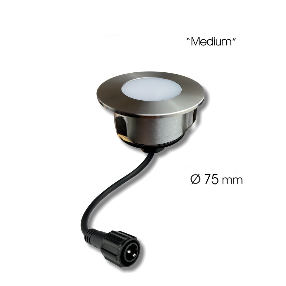 [2046] 2046 - Spot encastré bois Ø7,5cm 3000°K