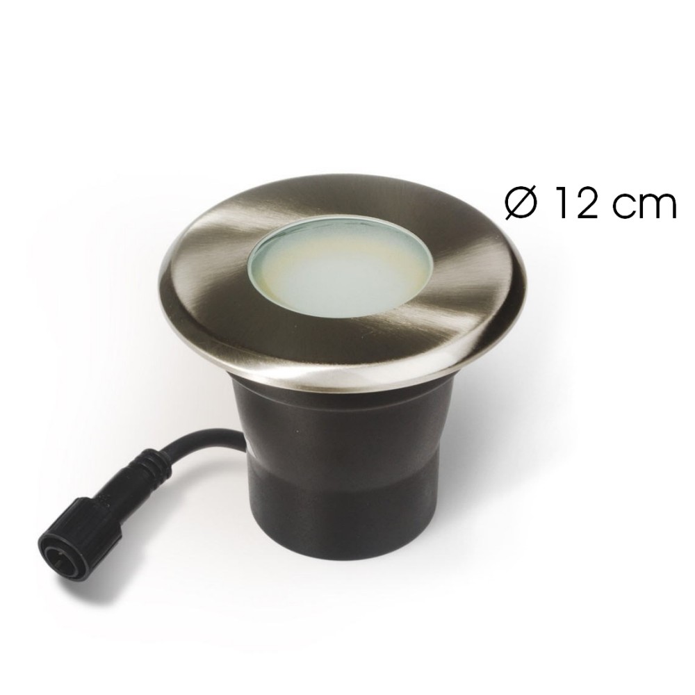 [2176] 2176 - Spot à encastrer bois Ø12cm 3000°K