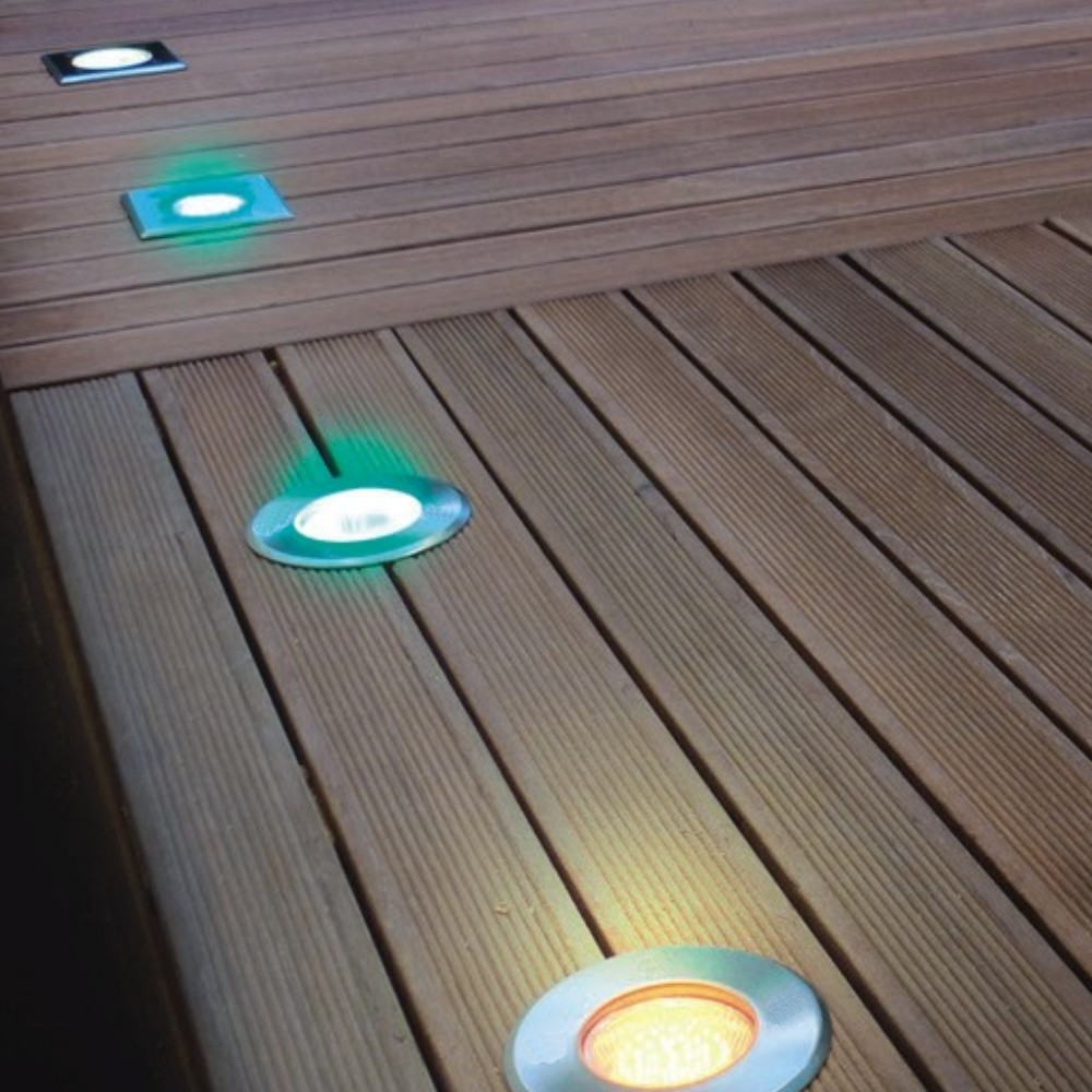 [2176] 2176 - Spot à encastrer bois Ø12cm 3000°K