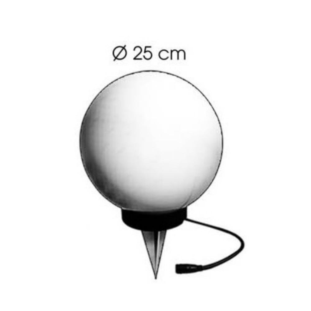 [4912] 4912 - Sphère Ø25cm Blanche LED 5W