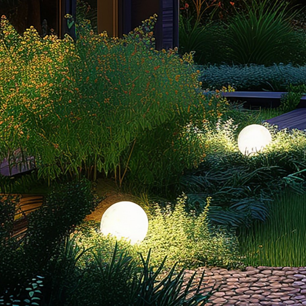 [4912] 4912 - Sphère Ø25cm Blanche LED 5W