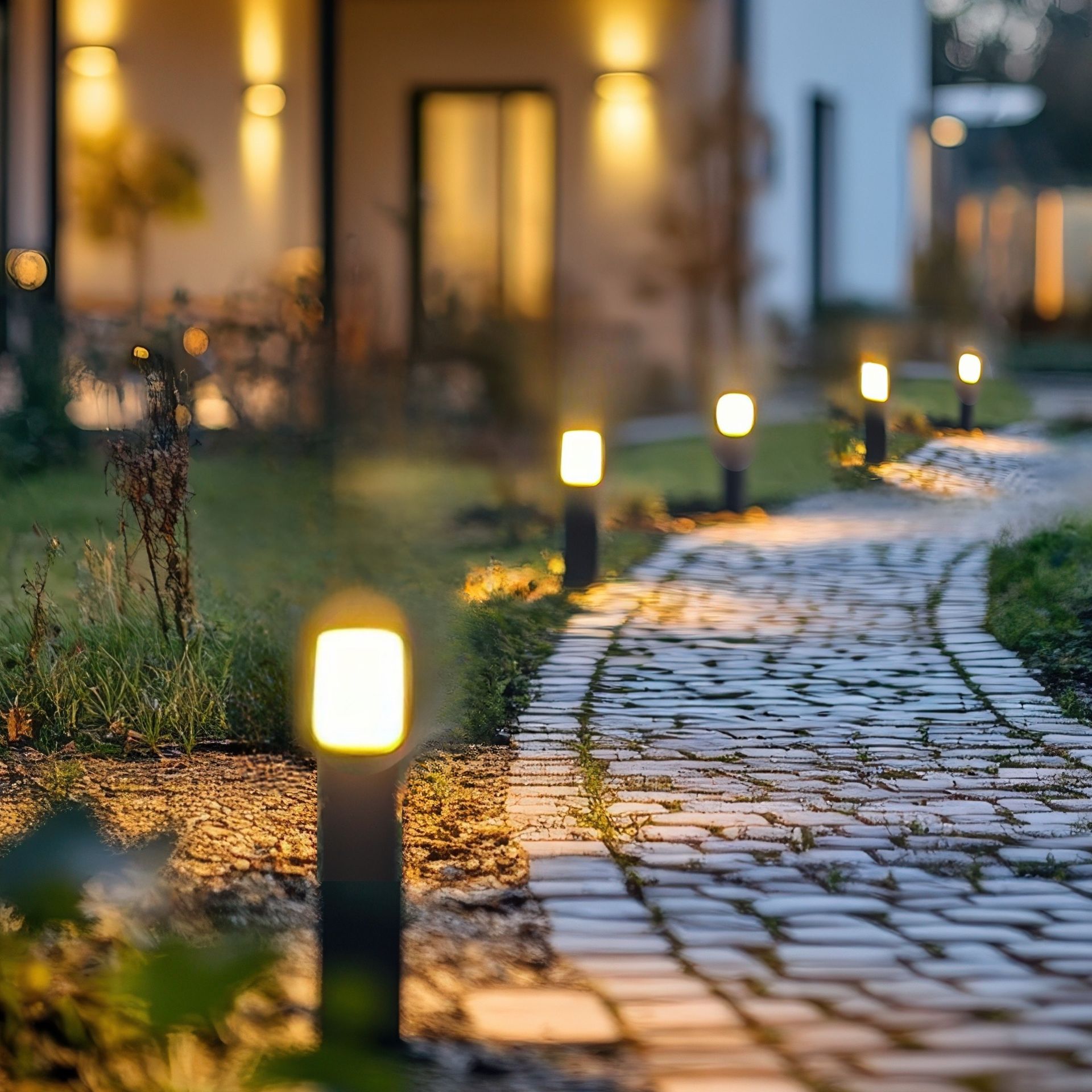 [4224] 4224 - Borne Noire ZEN, Ø 7,6cm + Piquet Ht 60cm