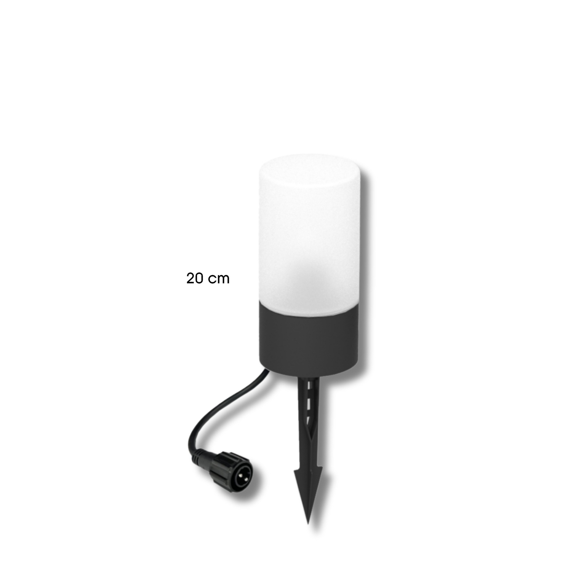 [4231] 4231 - Plot Lumineux Ø 11,4cm + Piquet Ht 20cm