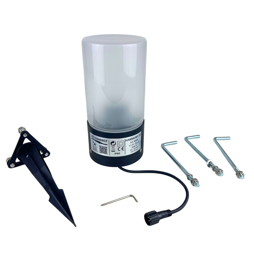 [4231] 4231 - Plot Lumineux Ø 11,4cm + Piquet Ht 20cm