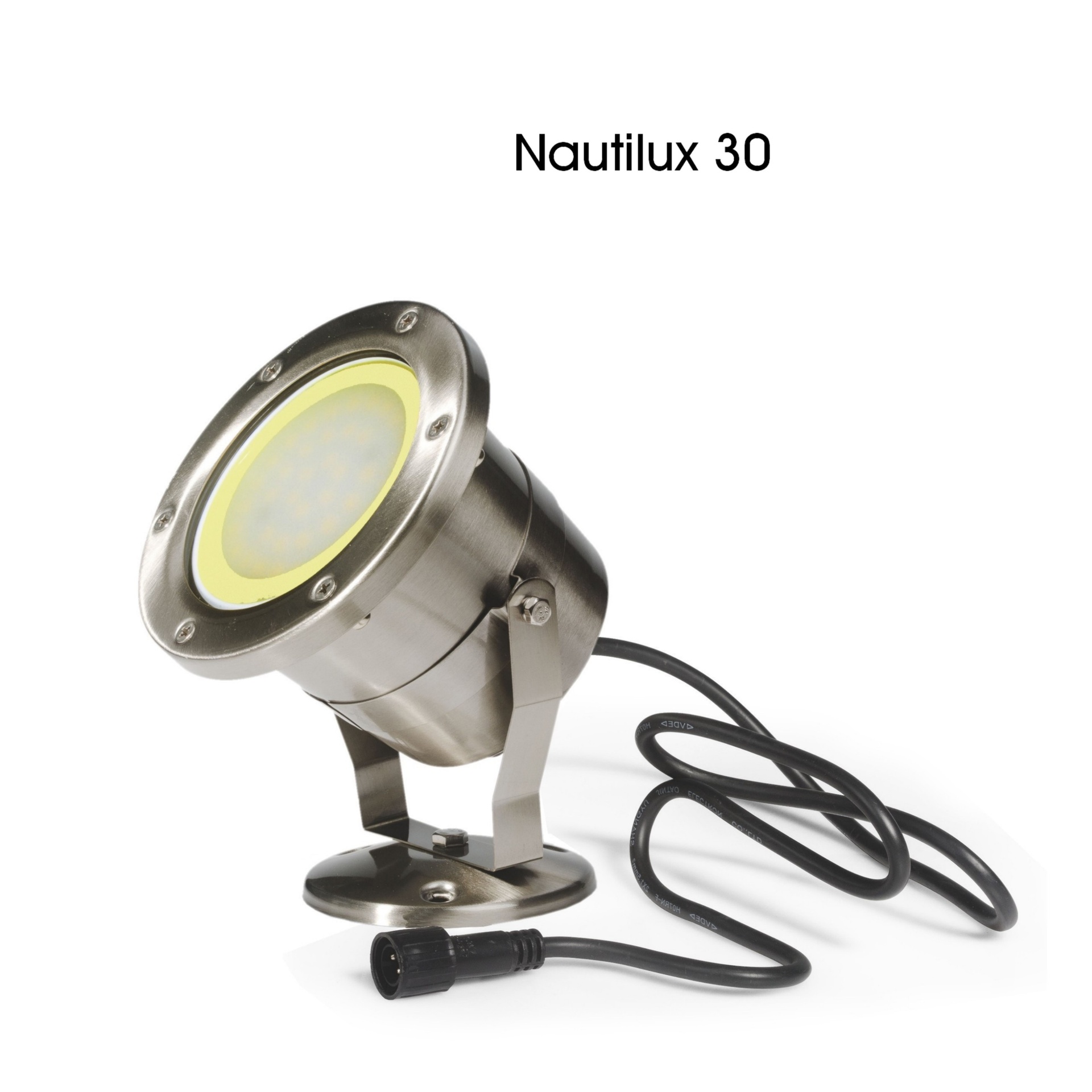 [3676] 3676 - Projecteur immergeable NAUTILUX 30 - INOX IP68(2m) - 10W