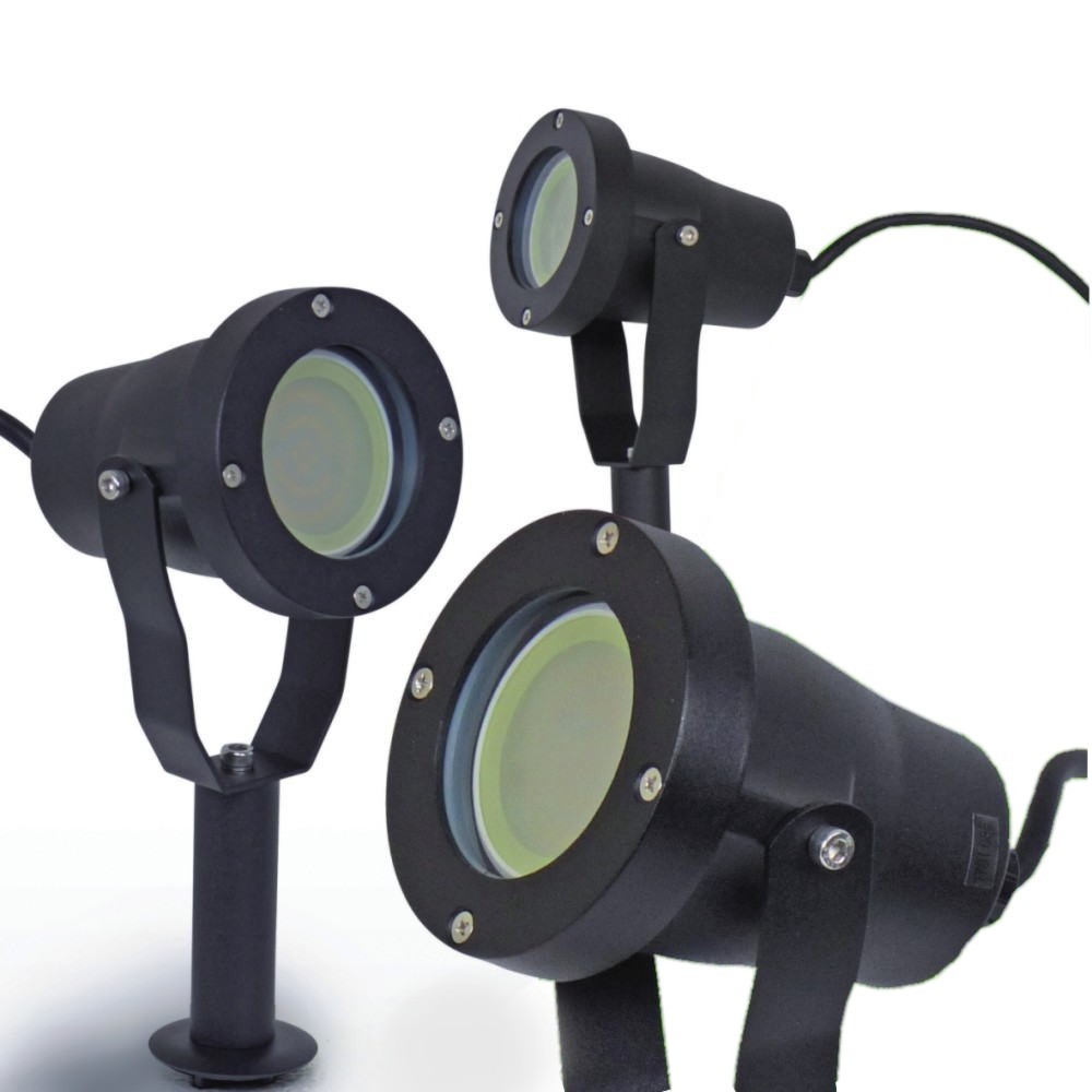 [3416-Set3] 3416-Set3 - KIT 3 Projecteur Alu Noir TARGET10 - 4W