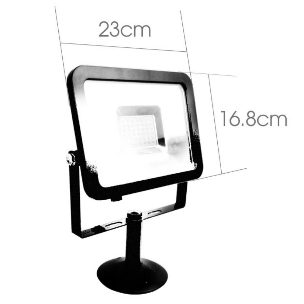 [3946] 3946 - Projecteur Noir PULSAR 30 - 30W - 3000 lm