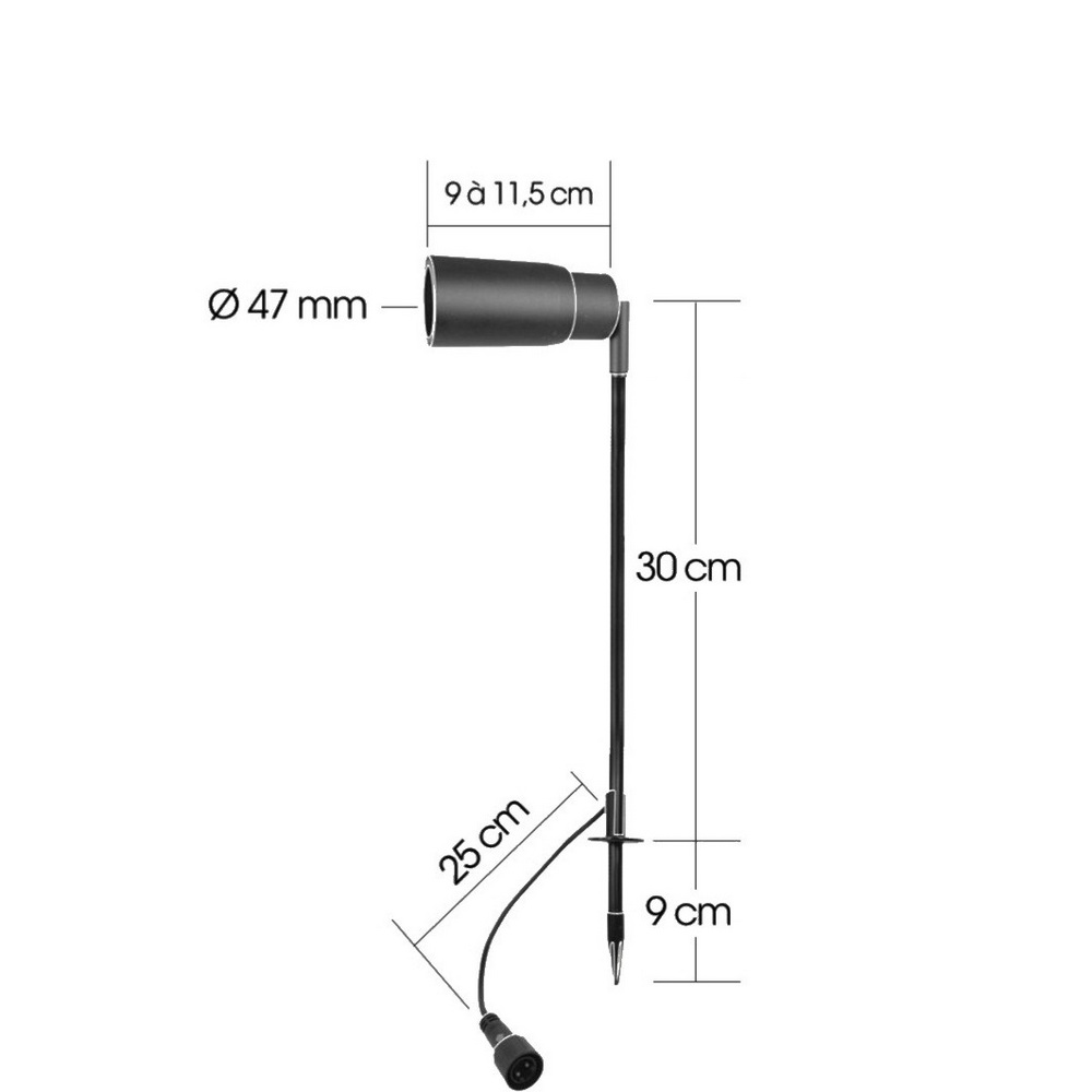 [3376] 3376 - Projecteur SNIPER 30 Lentille ajustable - 5W