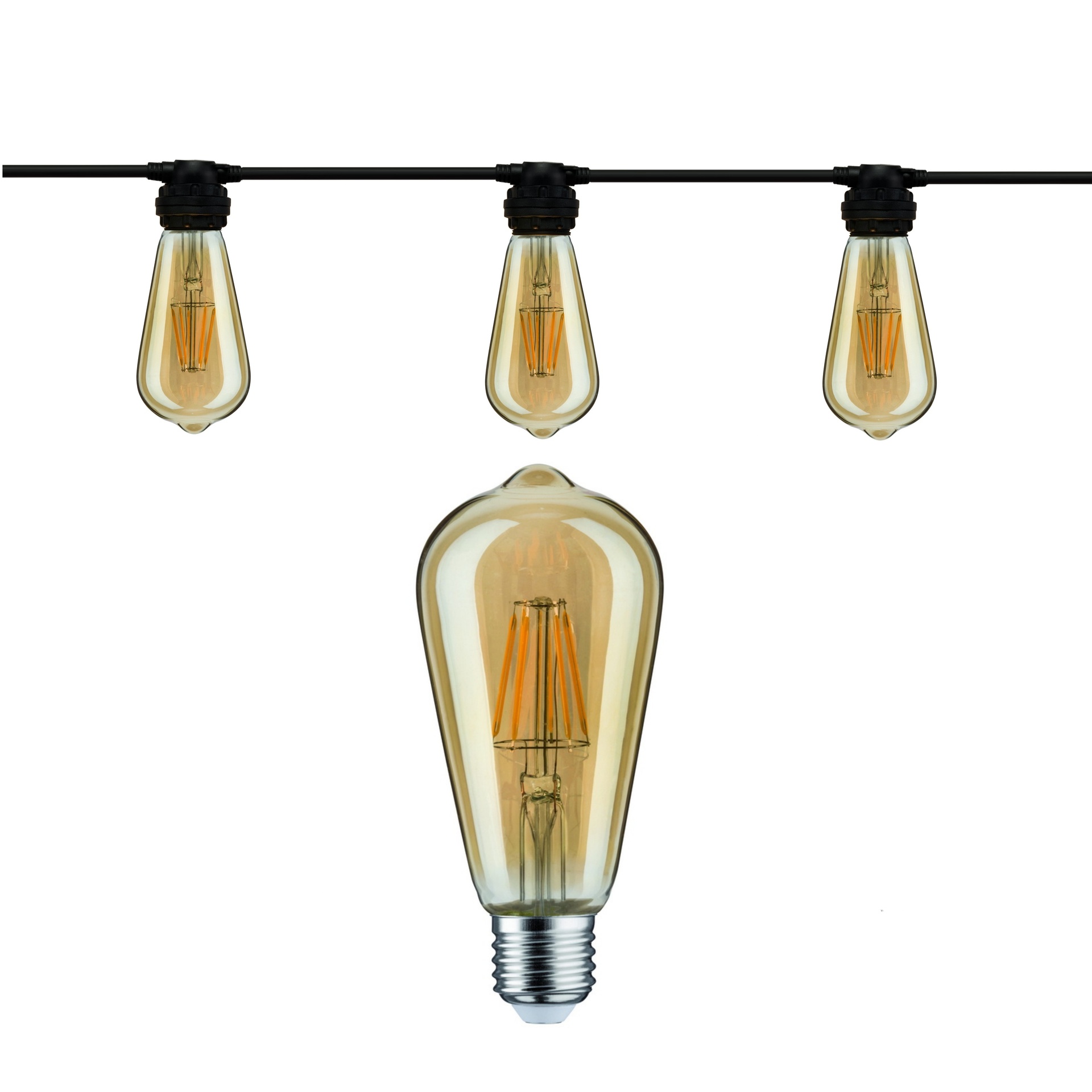 [8512-G46] 8512-G46 - Guirl 12m 24xE27/ST64 Fil 2200K