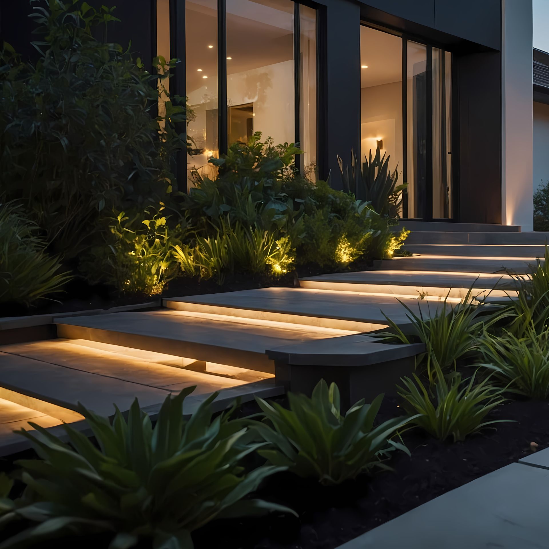 [1018] 1018 - Kit Escalier 8 Bandeau Lumineux Silicone 1,2m