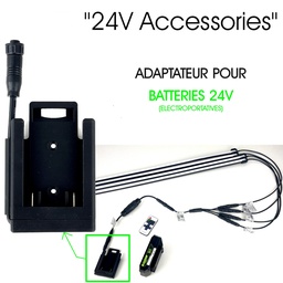 [F500] F500 - Adaptateur pour Batteries 24 V type Electroportatif